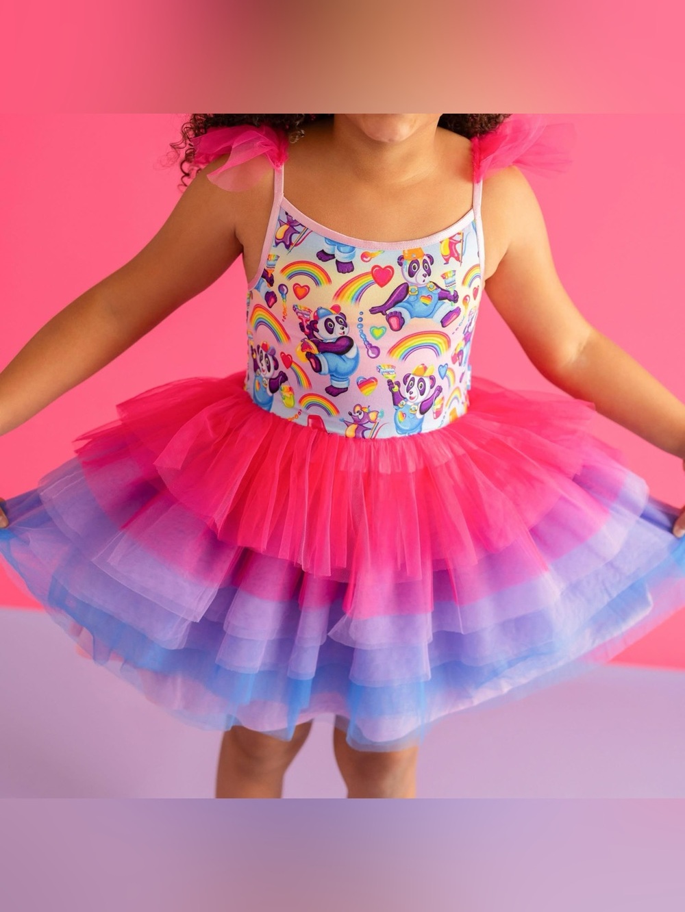Posh Peanut x Lisa Frank Toddler Tutu Dress